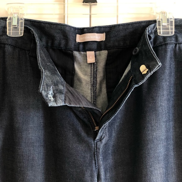 Banana Republic Chambray Wide Leg Pants - 8 - Picture 5 of 8